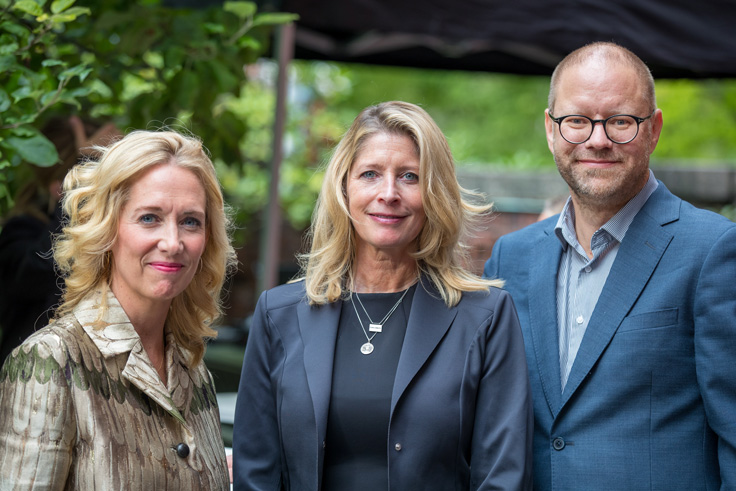 Professor Heidi Brown, generalsekreterare Mia Edwall Insulander och arbetspsykologen Jens Näsström